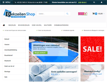 Tablet Screenshot of dekzeilenshop.be
